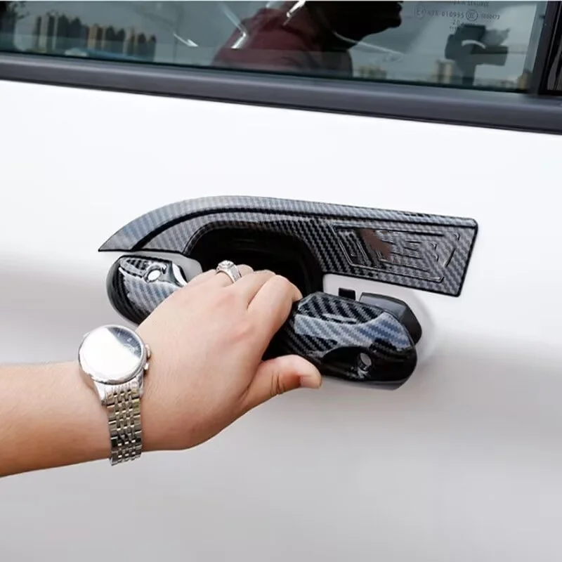 For Ford Explorer  2020-2022 ABS Chrome Door Handle Bowl Cover Cup Cavity Trim Insert Catch Molding Garnish