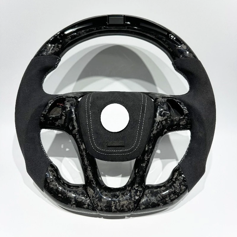 Factory direct sales of 451 carbon fiber leather car steering wheel, providing services