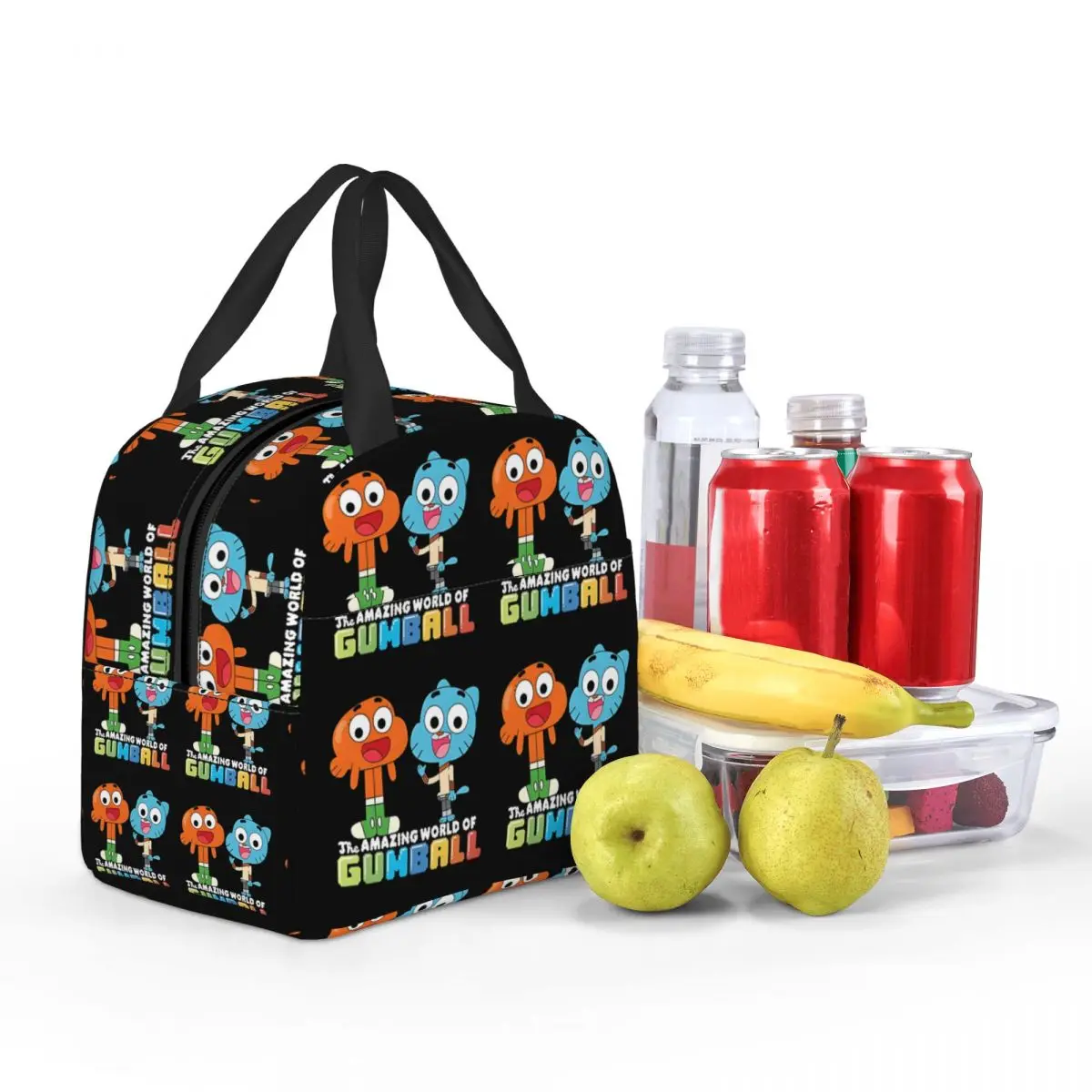 Zipper Closure Couple Gumball Travel Storage Bags Handheld And Darwin Greet For Work Storage Bag