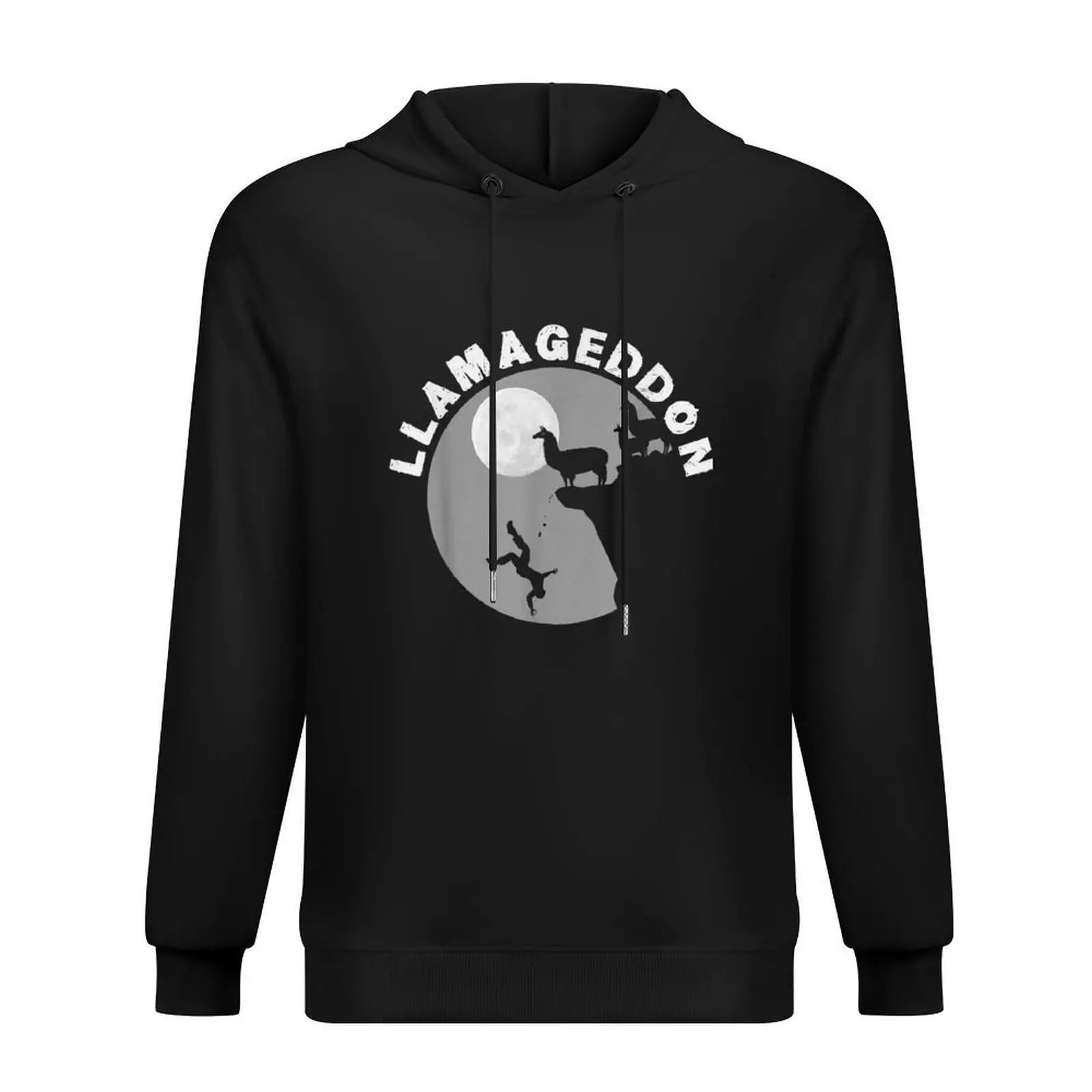 

Llamageddon Hoodie male clothes anime clothing men's winter sweater men clothing men's oversize hoodie