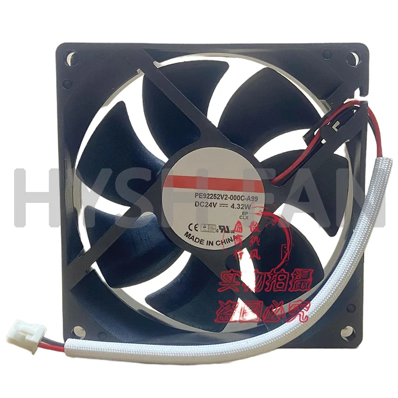 PE92252V2-000C-A99 9225 24V 4.32W Heat Dissipation Fan