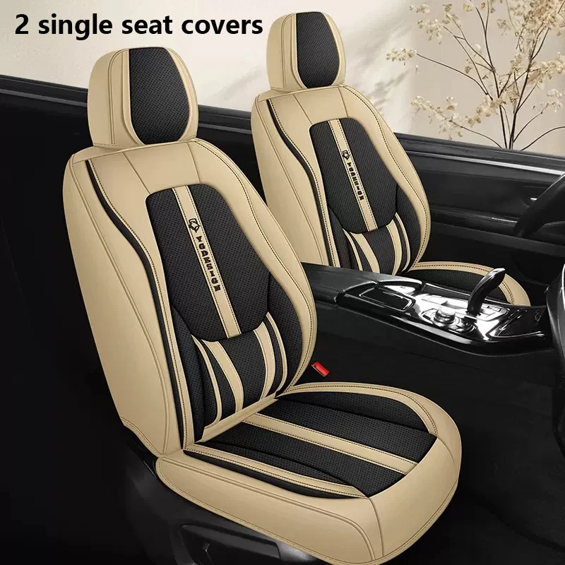 أغطية مقاعد السيارة الجلدية العالمية لسيارة دودج تشارجر كارافان تشالينجر رام أفنجر جميع ملحقات نموذج السيارة ومستلزمات المركبات