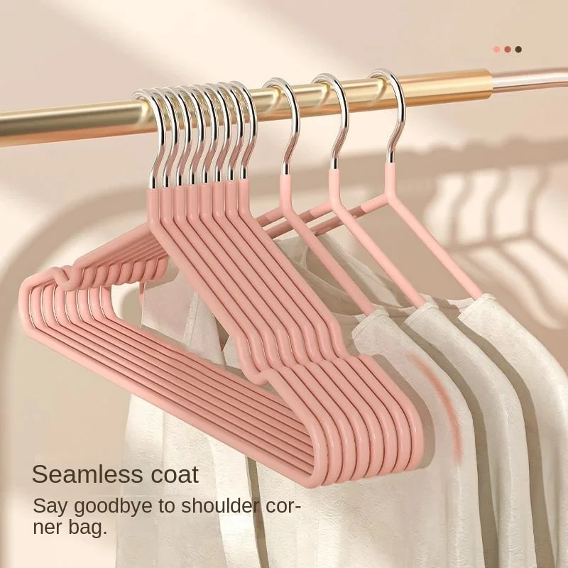 5pcs Thickened Hangers for Dormitory Student Clothes Hanger Household Hanger Clothes Non-Slip Clothes Shelf Clothes Hanger