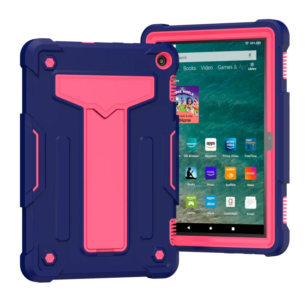 Amazon Fire HD8 Plus 2020 第 10 世代用ケース ハイブリッドキック