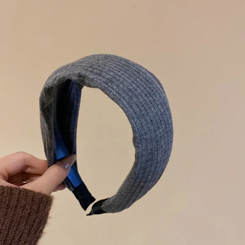 Einfarbiges Breites Stirnband mit Streifenmuster, Französischer Stil, Elegantes Haaraccessoire, Beliebter Internet-Celebrity-Look – Detail 36