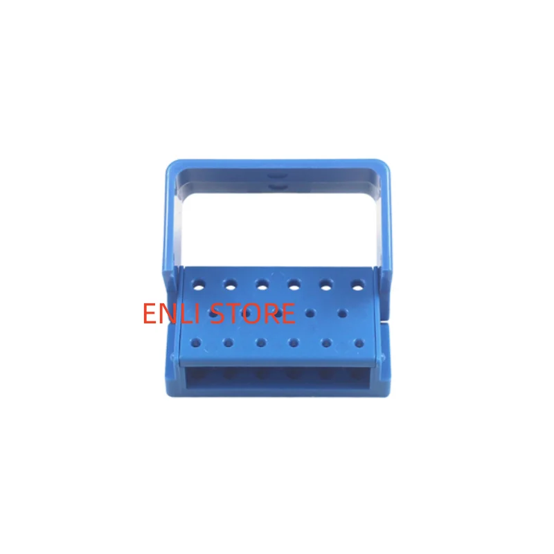 SHOFU Dental Turning Pin Holder Sterilization 17 Holes BLUE 135℃ High Temperature Autoclave Sterilization Technician Laboratory