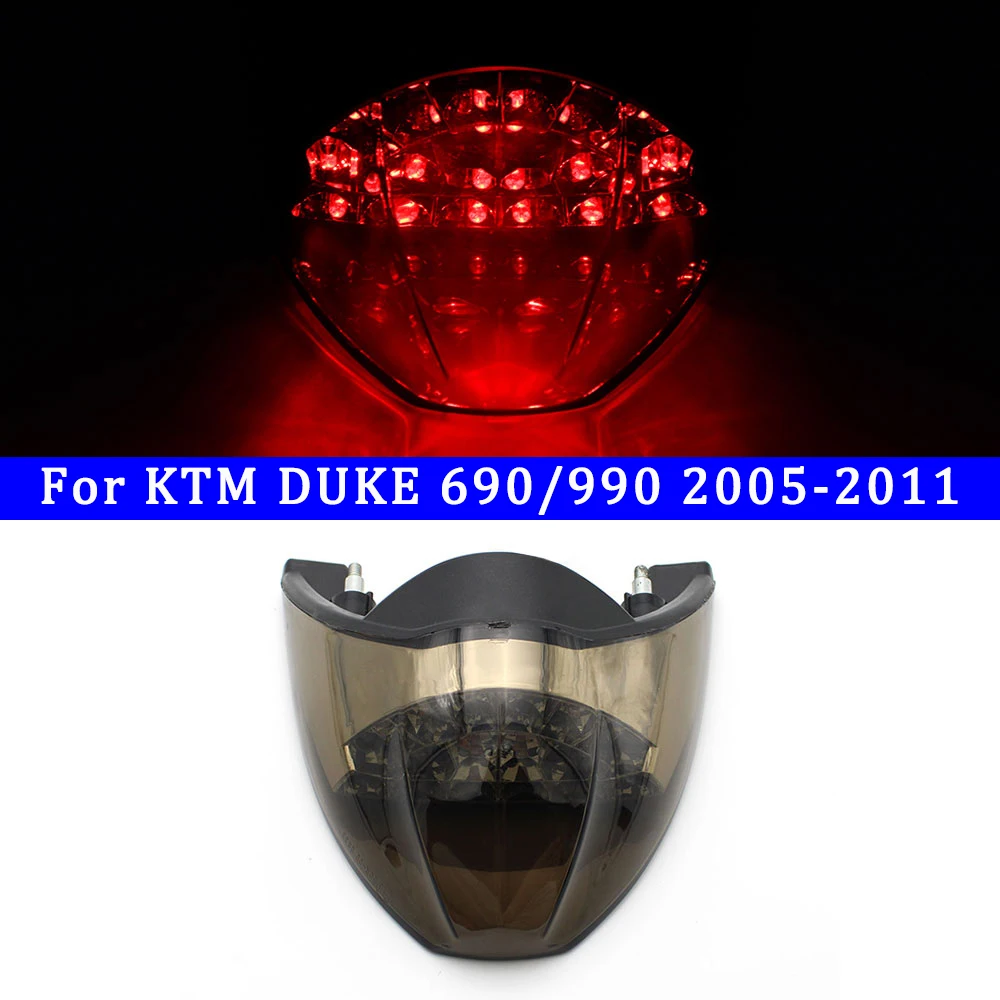 

For KTM DUKE 690 DUKE 990 2005 2006 2007 2008 2009 2010 2011 Motorcycler Integrated LED Rear Tail Light Turn Signals Blinker