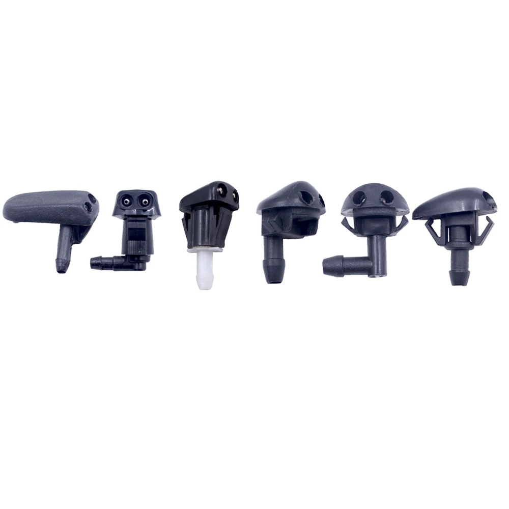 Car Front Windshield Washer Nozzle Adjustment Wiper Jet Spout Cover Water Fan Outlet for Windscreen Cleaning