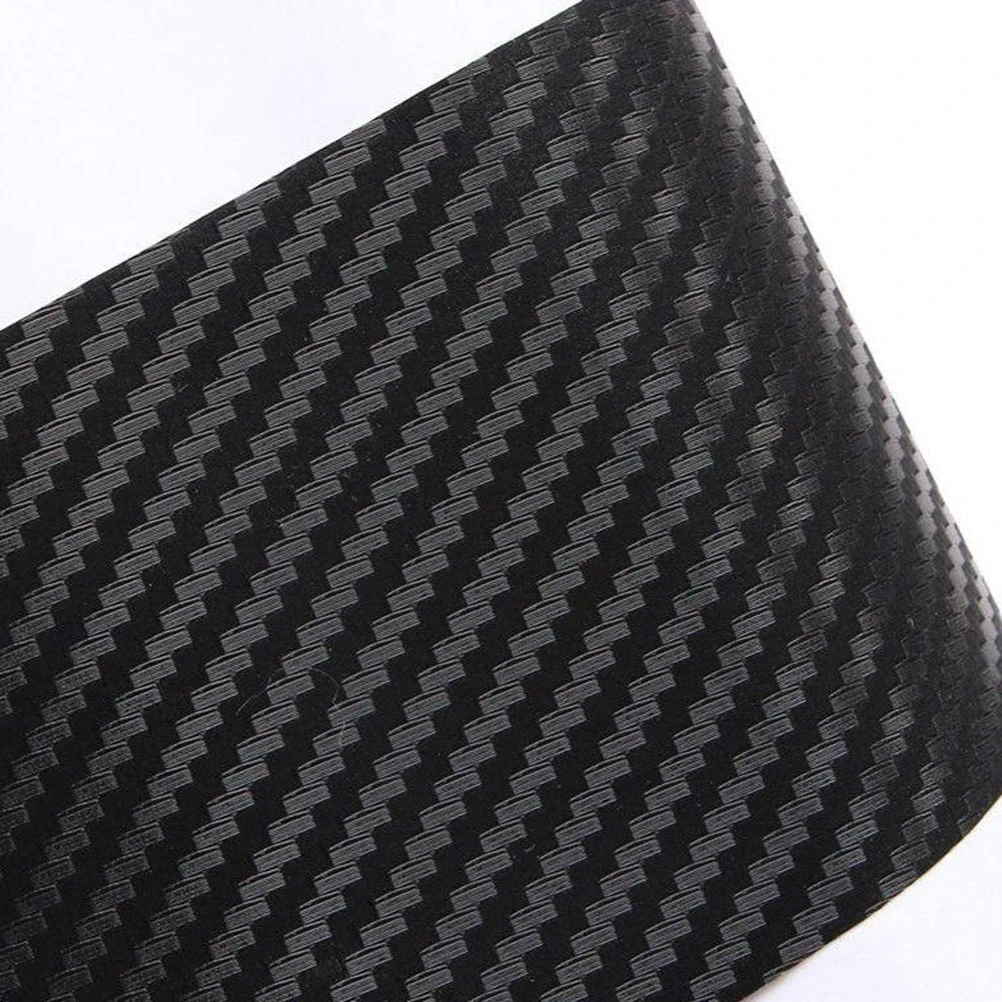 

108x7cm Waterproof Carbon Fiber Rear Bumper Sticker Trim Protector Easy Install No Residue Car Decorations Rear Bumper Sticker