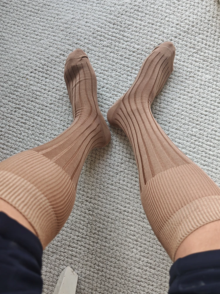 Mercerised Cotton Premium Germany Socks Calf Socks Cotton Dressing Socks Fetish Calf Socks High Tube Limited Version