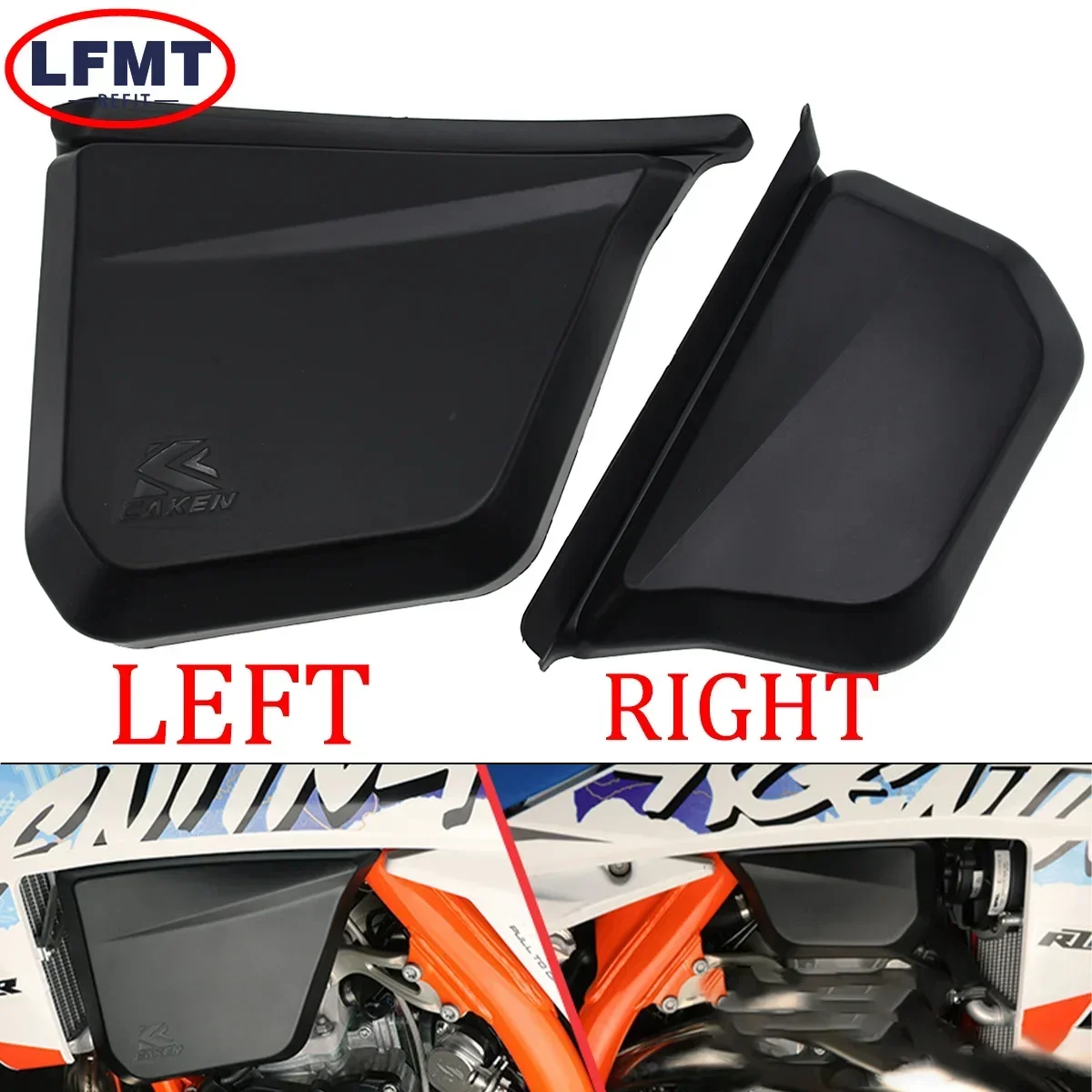 

Motorcycle Oil tank left and right protective cover shell For KTM EXC250 EXC 300EXC EXC300 EXC250 6D 250 300 SIX DAY SNEW 2024