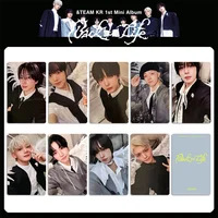 9Pcs/Set &TEAM HD Photocards Back to Life New Album LOMO Cards Double Sides Glossy Postcard K FUMA NICHOLAS Fans Collection 5