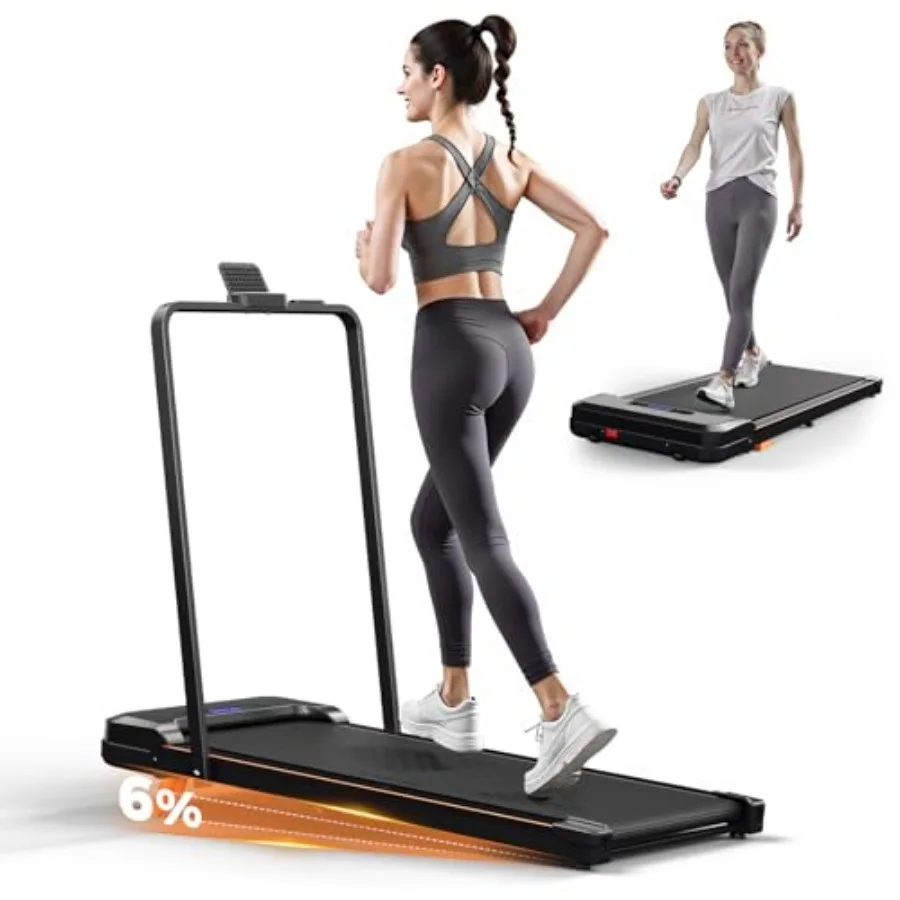 

Портативная беговая дорожка 3 в 1 мощностью 2,5 л.с., с 6 наклонными светодиодными дисплеями и дистанционным управлением для домашнего офиса, идеально подходит для бега R