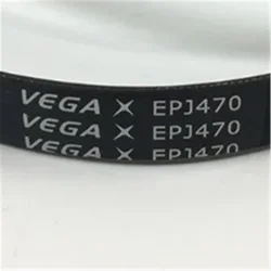 2pcs motor belt Vega rubber multi-groove belt EPJ 470 EPJ470 6 ribs conveyor belt roller running mechanical small belt