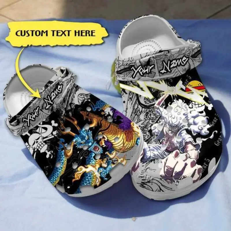 

Anime One Piece Cave Shoes Cartoon Anti-Slip Slippers Luffy Zoro Couple Outdoor Travel Sandals Home Slipper Festival Gift