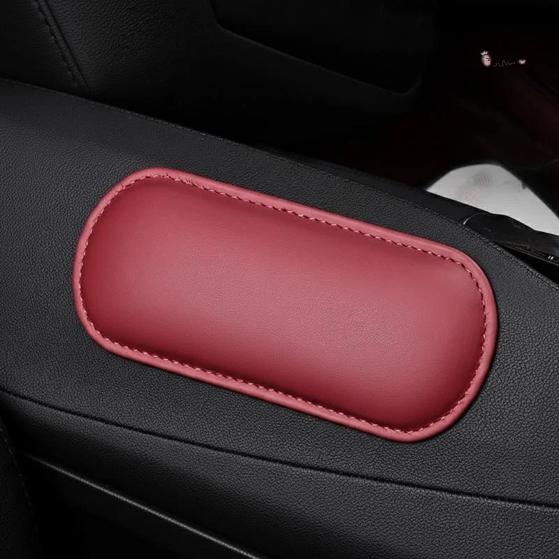 Car PU Door Armrest Pads Memory Foam Car Cushion Pad PU Leather Car Elbow Rest Pad Headrest In The Car Accessories
