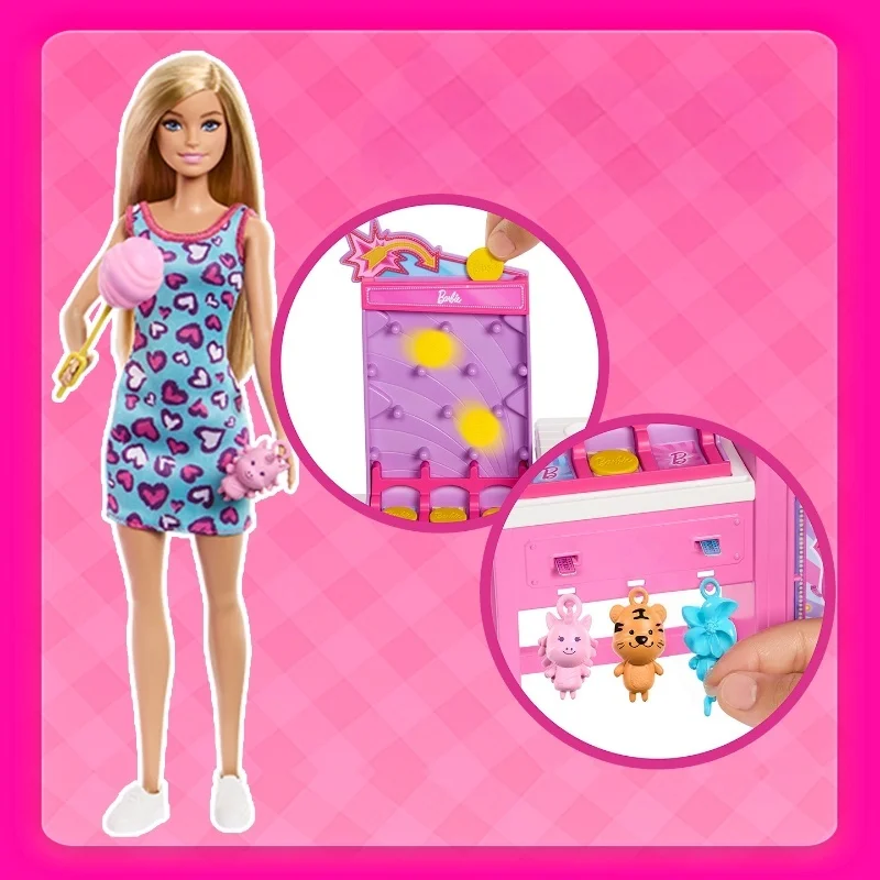 ألعاب دمية باربي حلوى القطن ورشة عمل إبداعية مجموعات الالعاب ألعاب منزلية دمية الأميرة فتاة أطفال لعب الأطفال هدية عيد ميلاد #6