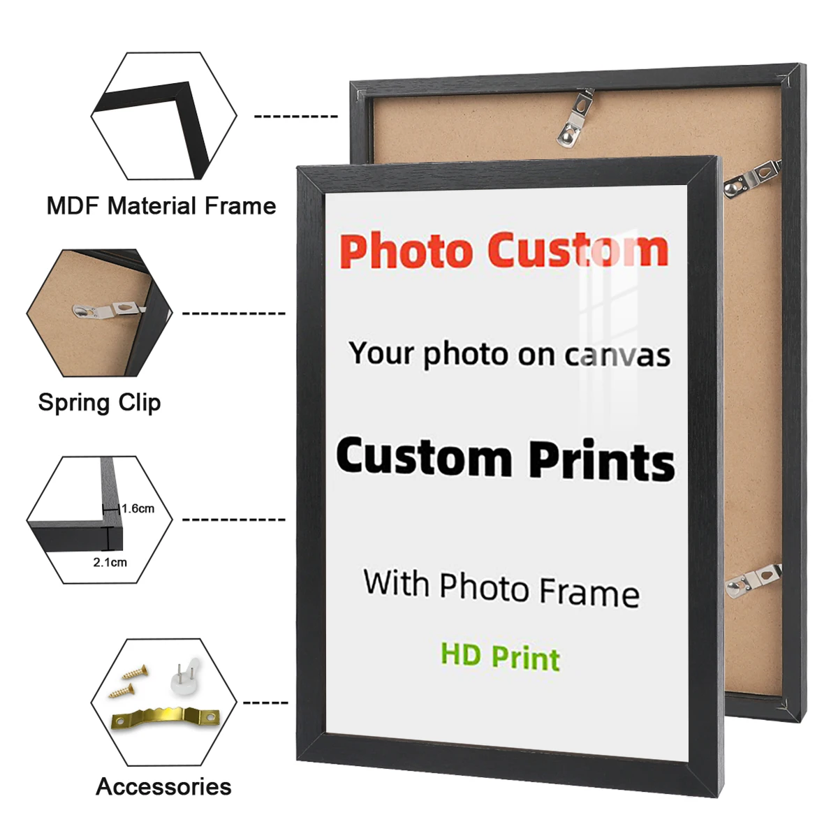 Personalisiertes Foto-Poster mit Rahmen, Paar-Liebhaber, Hochzeit, Geburtsdatum, individueller Wandkunstdruck, Gedenkstätte, Muttertag, Valentinstag