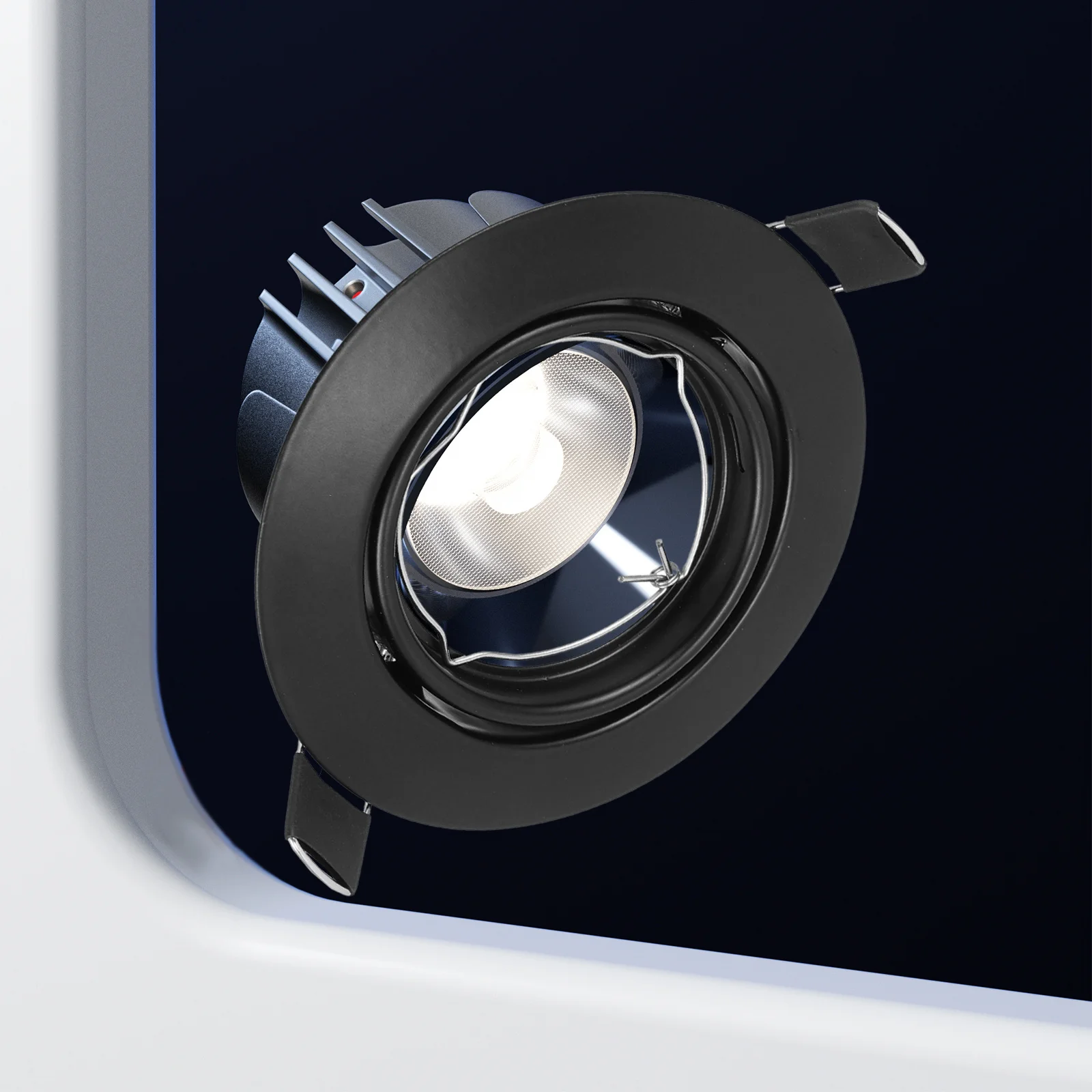 

Spotlight Mounting Frame Metal Trim For Recessed Can Light Fixture Replacement Light Holder Ring Ceiling Cover Spotlights