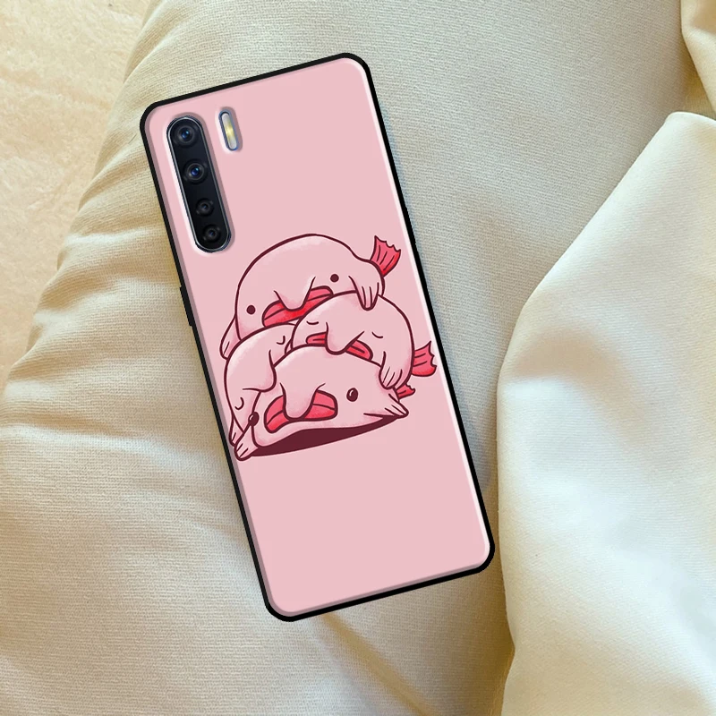 Blobfish For OPPO A74 A54 A94 A15 A17 A77 A79 A58 A78 A98 A5 A9 A16 A76 A96 A52 A72 A53S A57S Case