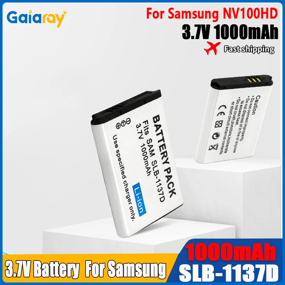 SLB-1137D аккумулятор для камеры, 1000 мАч, аккумулятор для Samsung NV100HD TL34HD NV106 HD i85 i100 L74 i80 NV1 NV24HD NV40 SLB-1137D аккумулятор для камеры, 1000 мАч, аккумулятор для Samsung NV100HD TL34HD NV106 HD i85 i100 L74 i80 NV1 NV24HD NV40