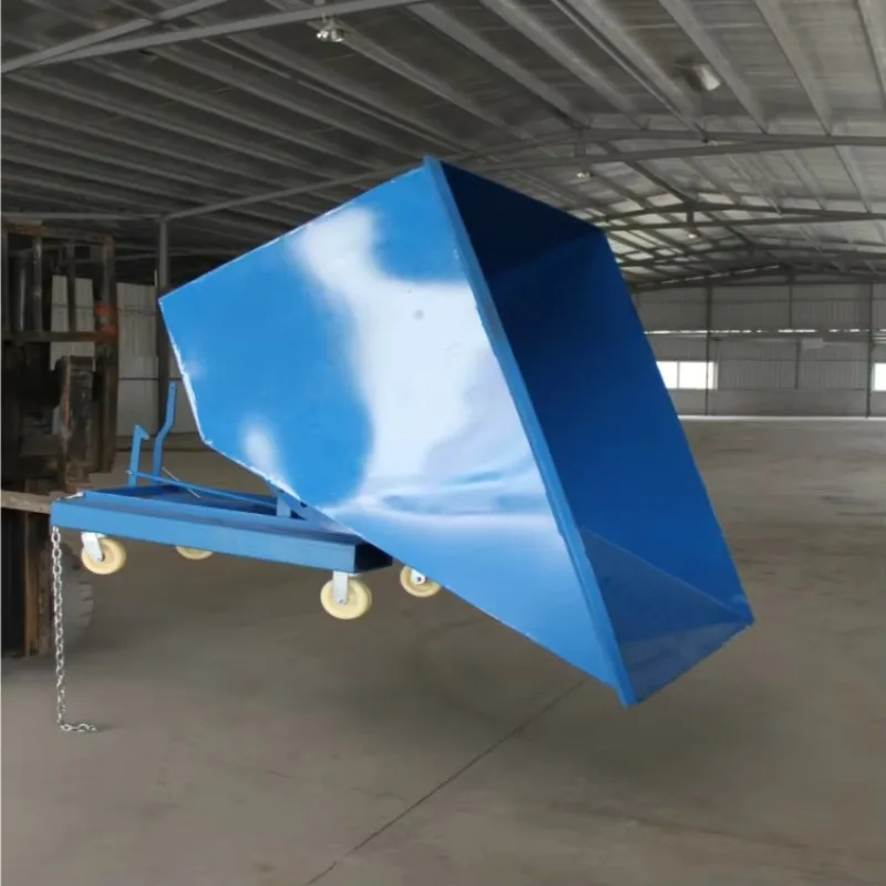 

Tipping Bins Wear-Resistant Forklift Attachment Utilized In Construction Sites, Factories, Warehouses, And Recycling Centers