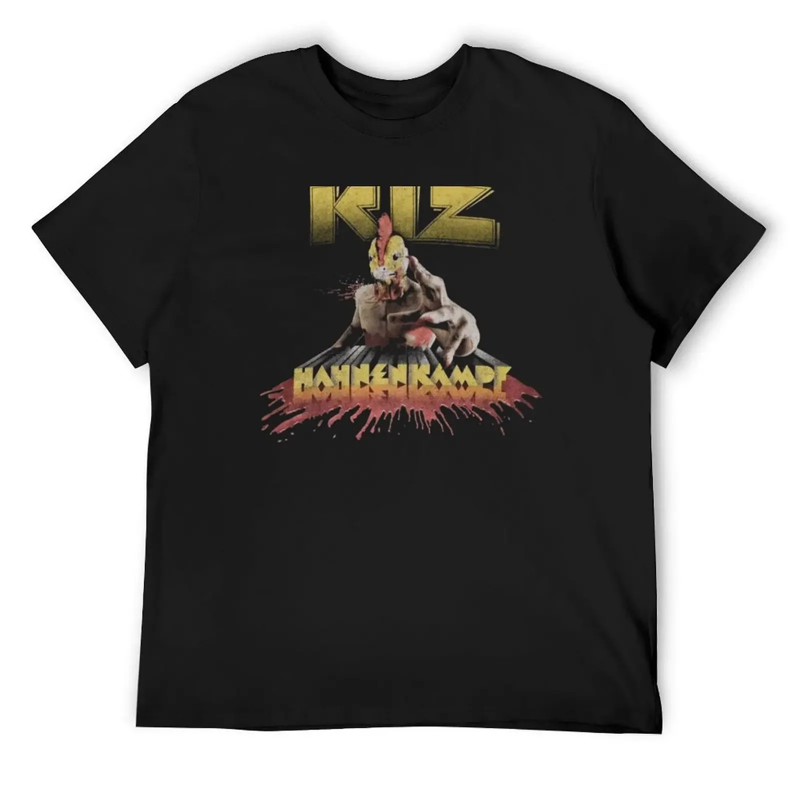 

K.I.Z Hahnenkampf T-Shirt boys animal print plus sizes t shirt men 100℅ cotton