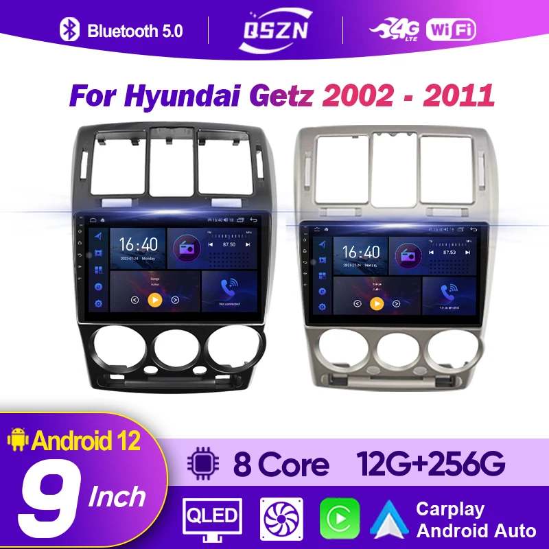 

2 Din Android 12 Car Radio For Hyundai Getz 2002 - 2011 Multimedia Video Player Navigaion GPS DVD Carplay Auto 8+128G Head Unit