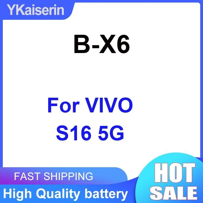 

4750 мАч для Vivo S16 5G B-X6, высокопроизводительный аккумулятор для мобильного телефона