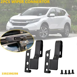 Universal Car Front Windshield Wiper Blade Arm Adapter Mounting Kit Black Anti Rust Wiper Adapter With Mounting Screws Included