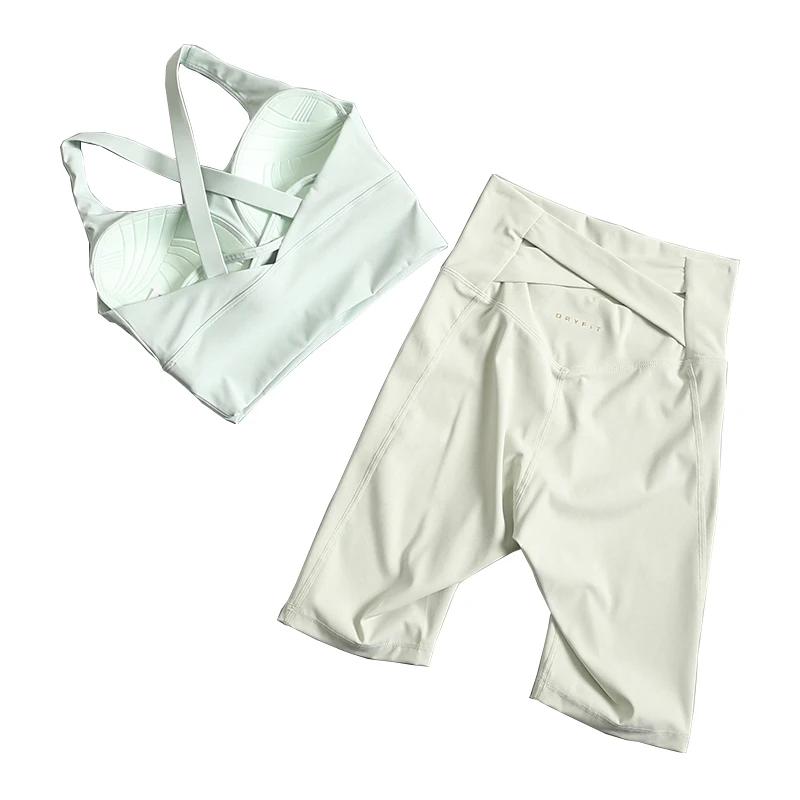 

Sports suits for women summer high-end sense of internet celebrity Pilates yoga suits for gym professional quick-drying running