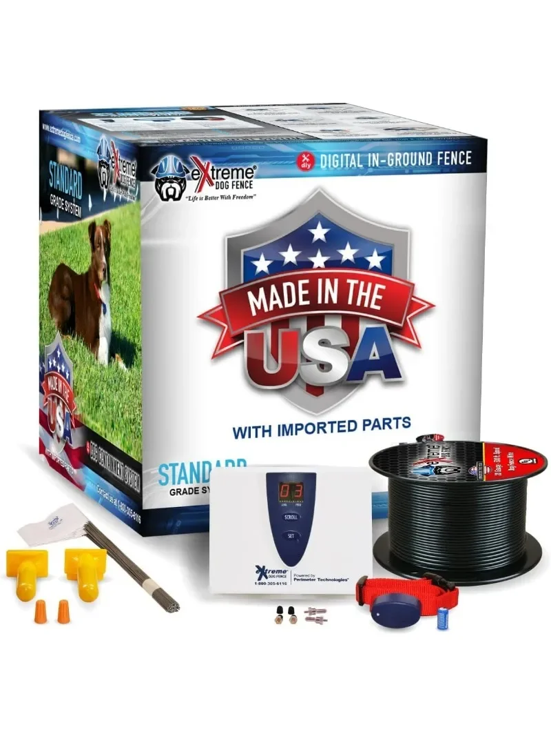 

Electric Dog Fence Premium - Standard Dog Fence System for Easy Setup and Superior Longevity and Continued Reliable Pet Safety