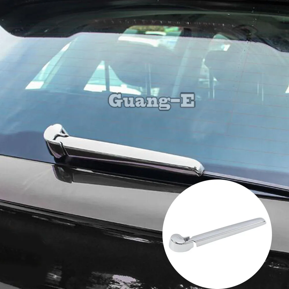 

Styling ABS Chrome Rear Back Glass Wiper Nozzle Cover Frame Trim Tail Window 2PCs For Audi Q5 Q5L 2018 2019 2020 2021 2022 2023