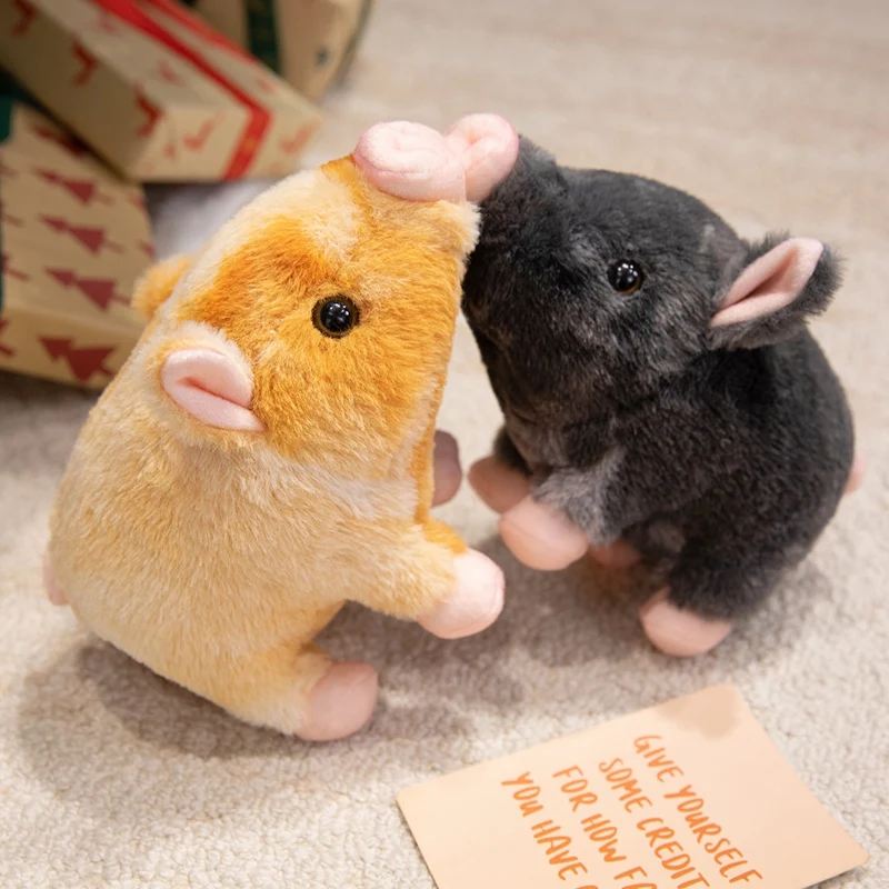 

23cm Cute Lifelike Pig Plush Toy Stuffed Soft Animal Simulation Piggy Doll for Girls Toys for Boy Birthday Gift