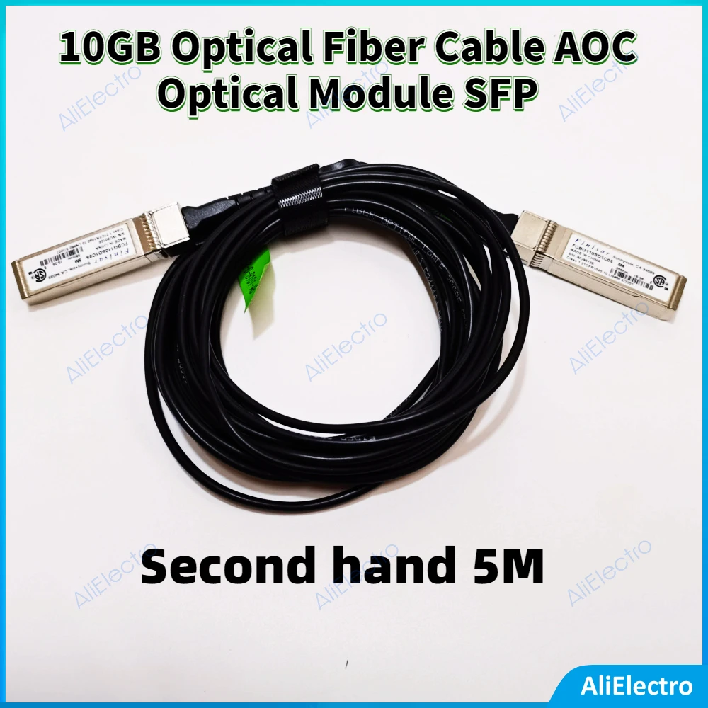 Second hand 10 Gigabit active AOC optical cable SFP and stacking line direct link high speed transmission compatible with Cisco