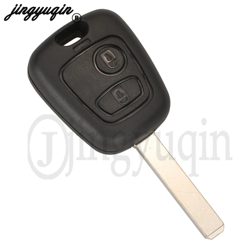 Jingyuqin 2 أزرار مفتاح السيارة عن بعد ID46 4D70 لسيتروين C1 C3 بيجو 107 تويوتا Aygo 2005-2014 433 ميجا هرتز VA2 HU83 NE72 NE78 SX9