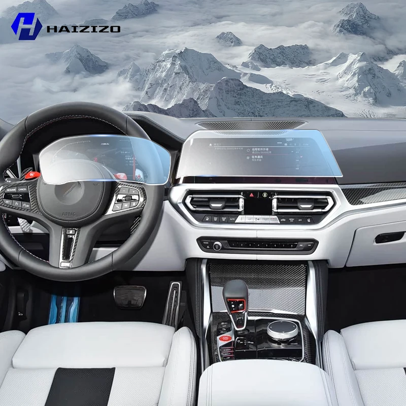 Für BMW G82 G83 M4 2021-2022 Auto-Innenraum Matt Displayschutzfolie Konsole GPS-Navigation LCD-Bildschirm TPU-Folie Kratzfest
