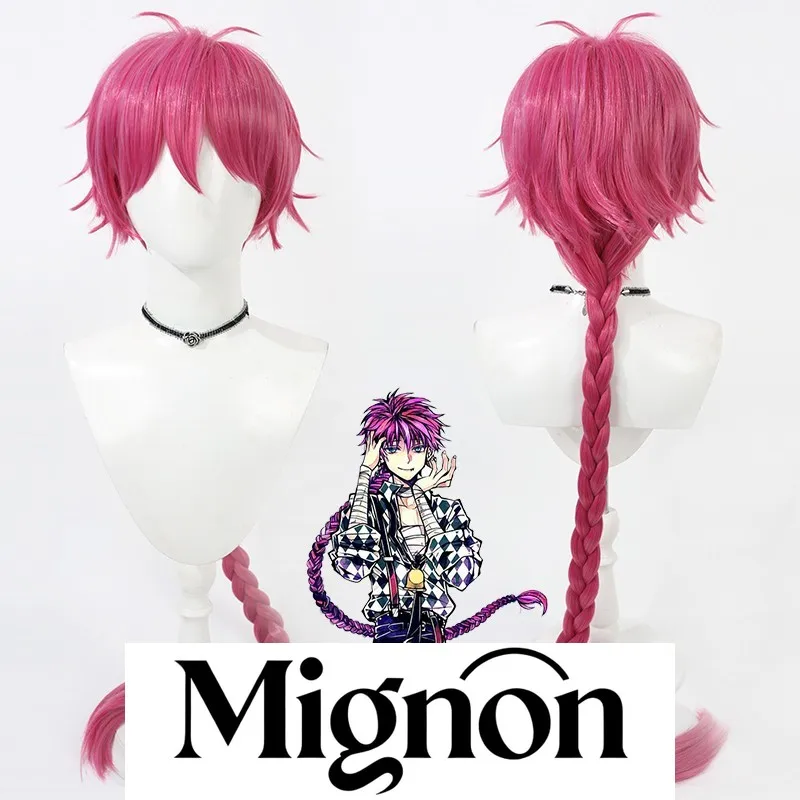 شيطان الأمير القط الشيطان Ratte Bacca شعر مستعار تأثيري جديلة طويلة هدية عيد الهالوين