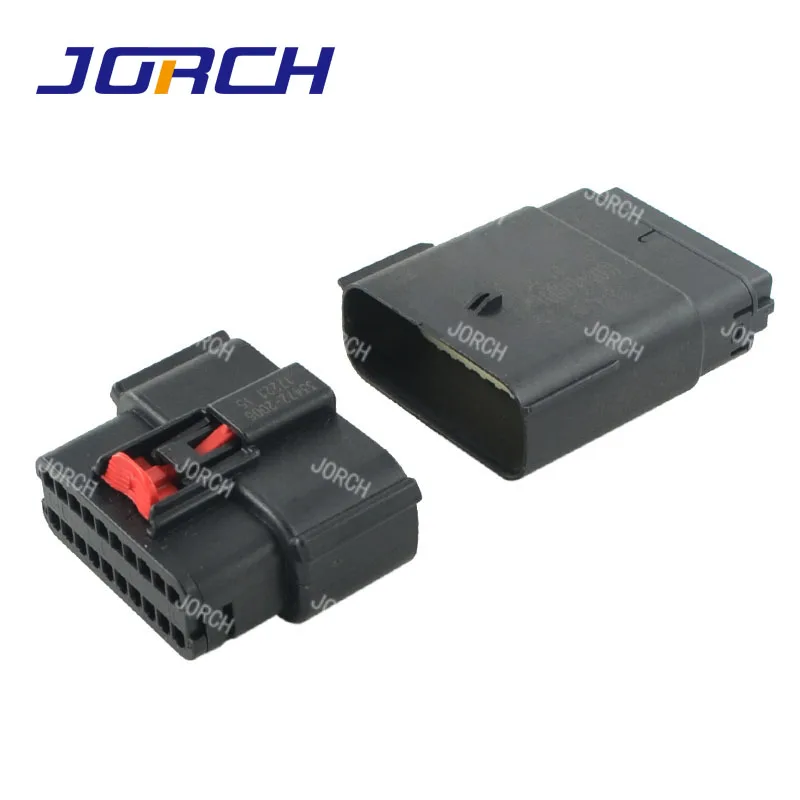 1sets 20pin molex automotive electrical wire male female plug connector 33482-2132 33472-2001 For Ford Mondeo EDGE