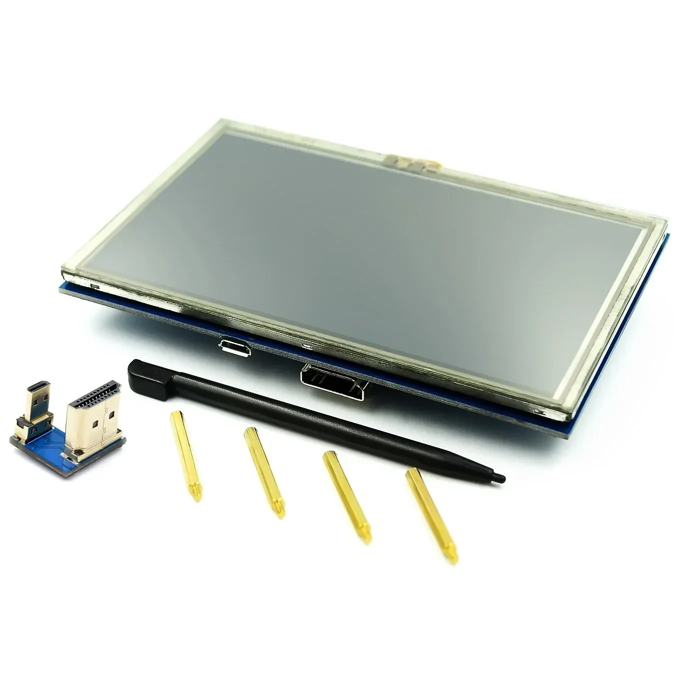 Raspberry pi 3/4 5 polegadas 7 polegadas lcd hdmi display 5 polegadas 800x480 resolução hd 7 polegadas 1024x600 resolução uhd tela de toque capacitiva