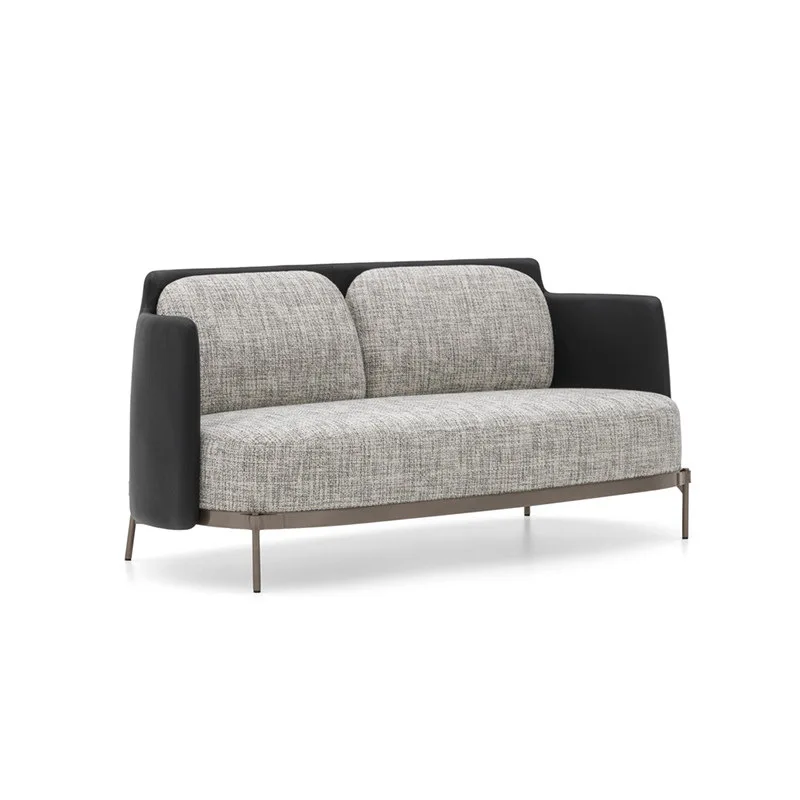 

Straight row sofa wholesale high-end small apartment sofa living room cotton and linen fabric sofa