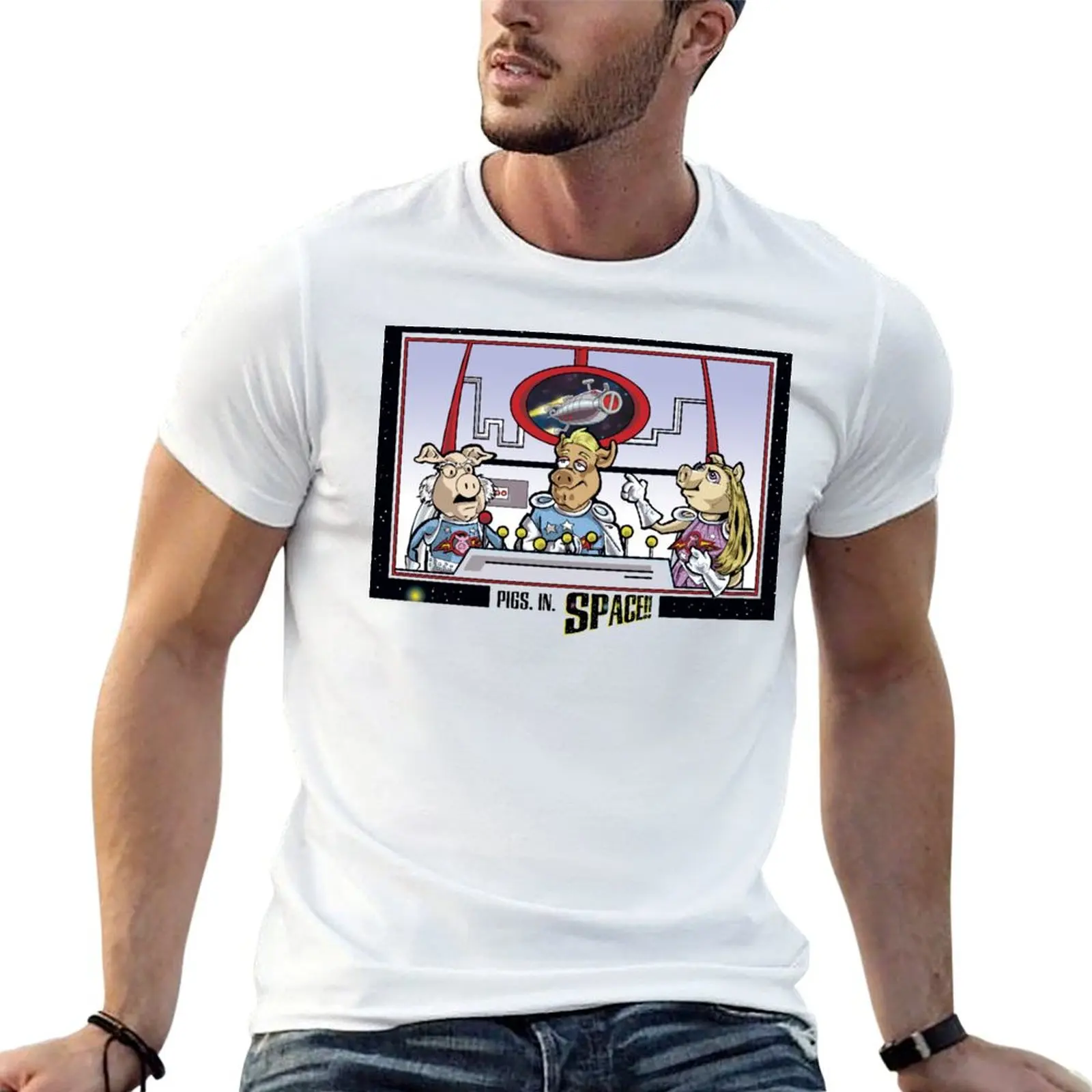 

Pigs In Space T-Shirt graphic t shirts for man t shirt personalised T-Shirt