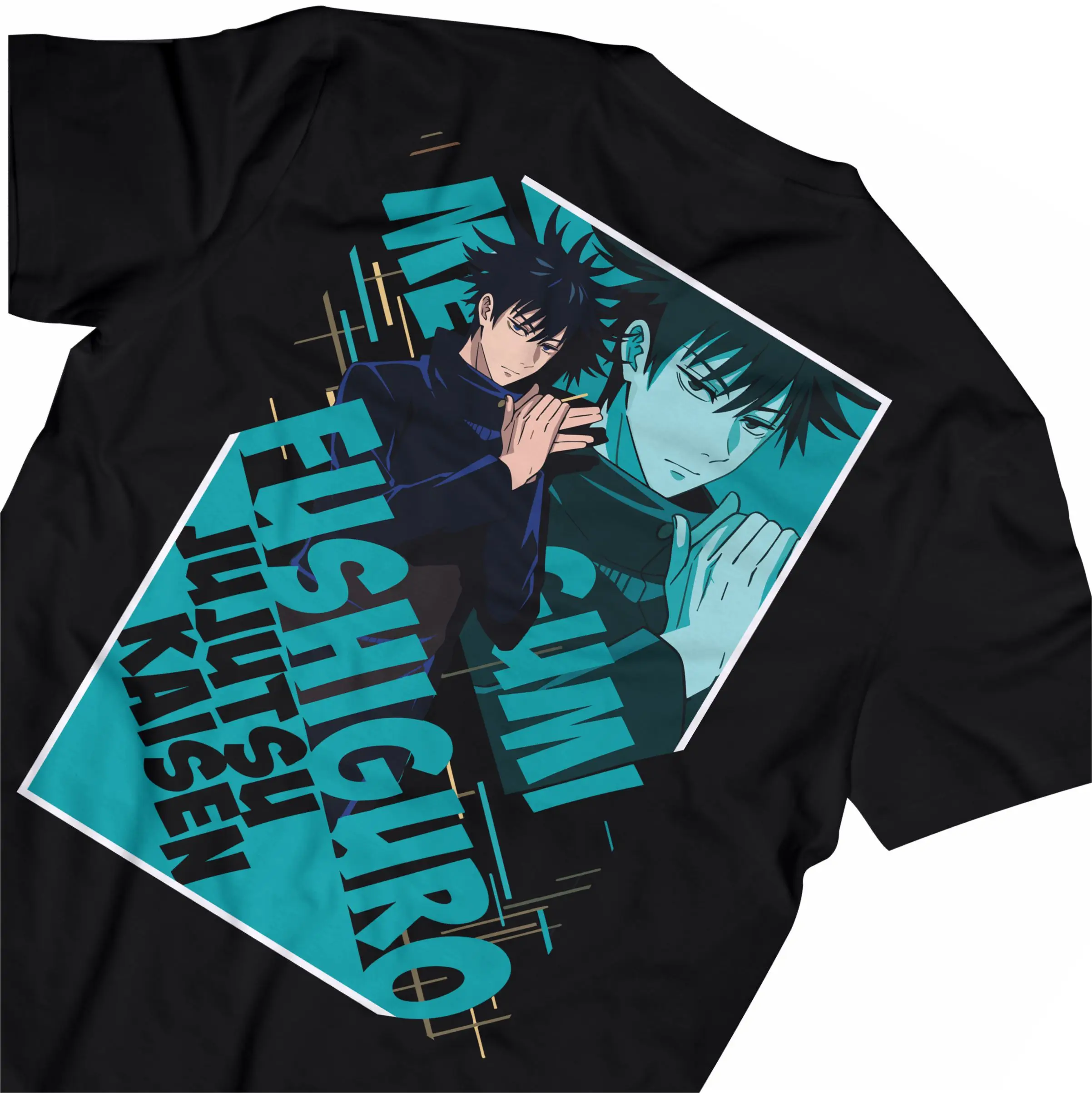 JUJUTSU KAISEN MEGUMI FUSHIGURO JK BAJU ANIME JEPANG | T-Shirt Cotton Combed 30s Unisex Streetwear Kaos Oversize