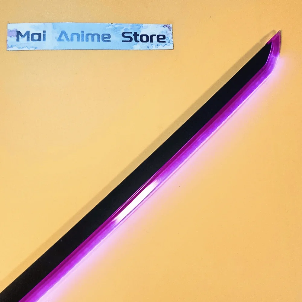 40in Roronoa Zoro Katana Anime Zoro Cosplay Prop Luminous Sword with Led Light Real Size Japanese Katana Sabre Unsharp Toy Gift