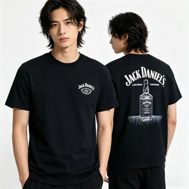 Street Fashion Culture - 2026 เสื้อยืดผ้าฝ้ายแขนสั้นผู้ชายวิน คัลเจอร์ วิสกี้พิมพ์ลายเทรนด์แฟชั่นสตรีทแบรนด์หรูขายยอดนิยมเสื้อท่อนบน