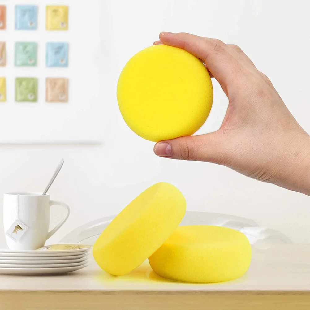 

25 Pcs Painting Sponge Sponges Watercolor for Round Absorb Kindergarten