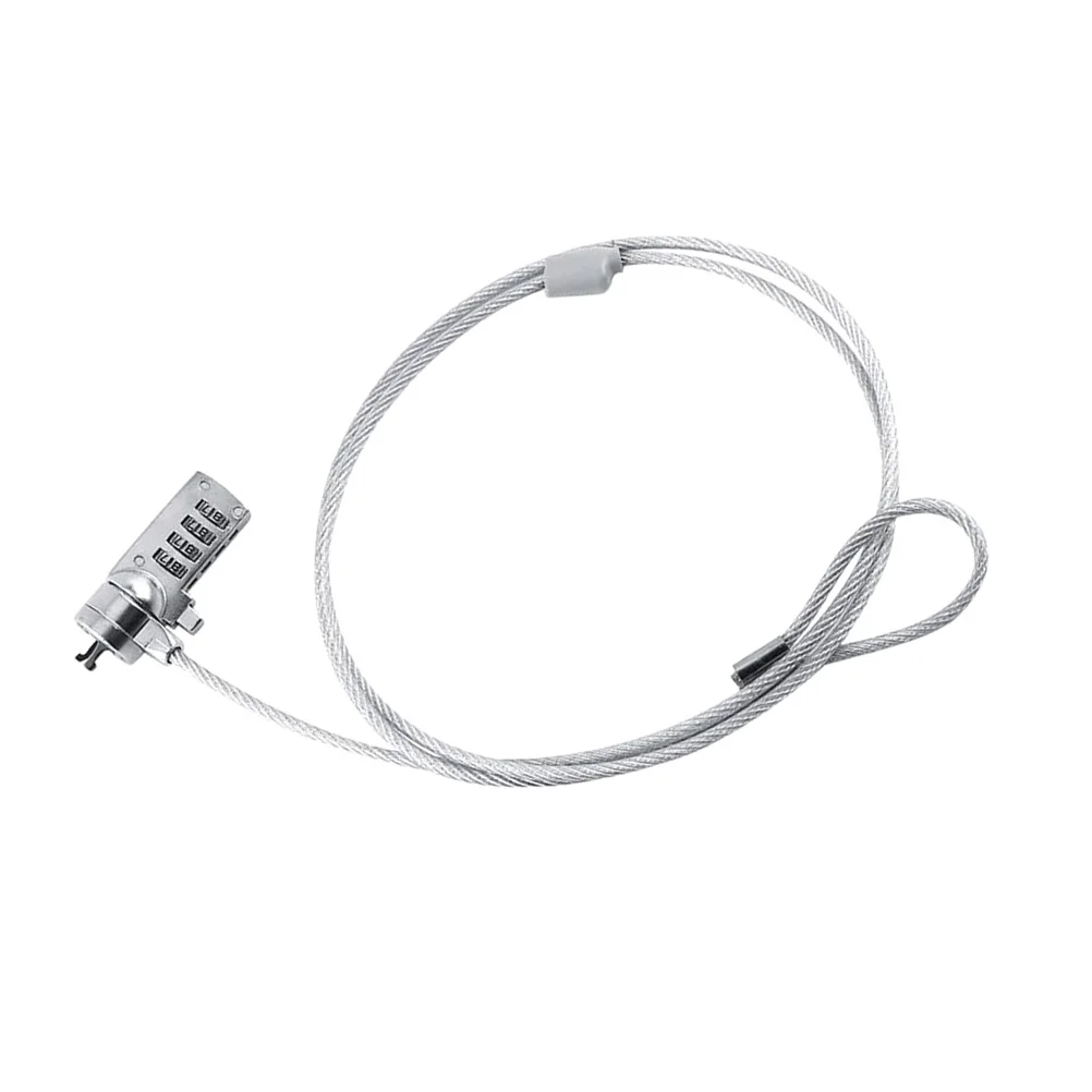 

Password Bike Lock 4- Resettable Steel Wire Cycling Security Lock Anti-Theft Portable Durable Alloy Cable