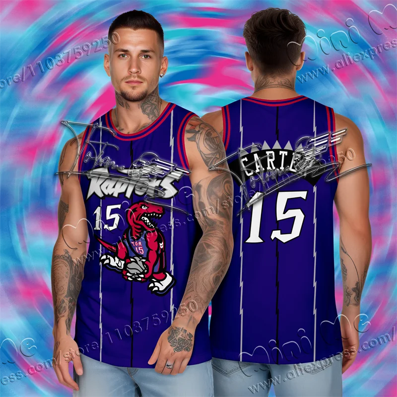 

Номер 25-летия. 15. Футболка Carter Special Retirement в стиле ретро, мужская и женская тренировочная жилетка для баскетбольного шоу. МОТО