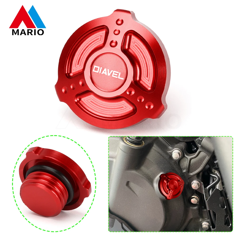 

M20*2.5 Crankcase Cap Engine Oil Filler Screw Cover Plug Motorcycle Accessories For Ducati DIAVEL XDIAVEL X DIAVEL 2021 2022