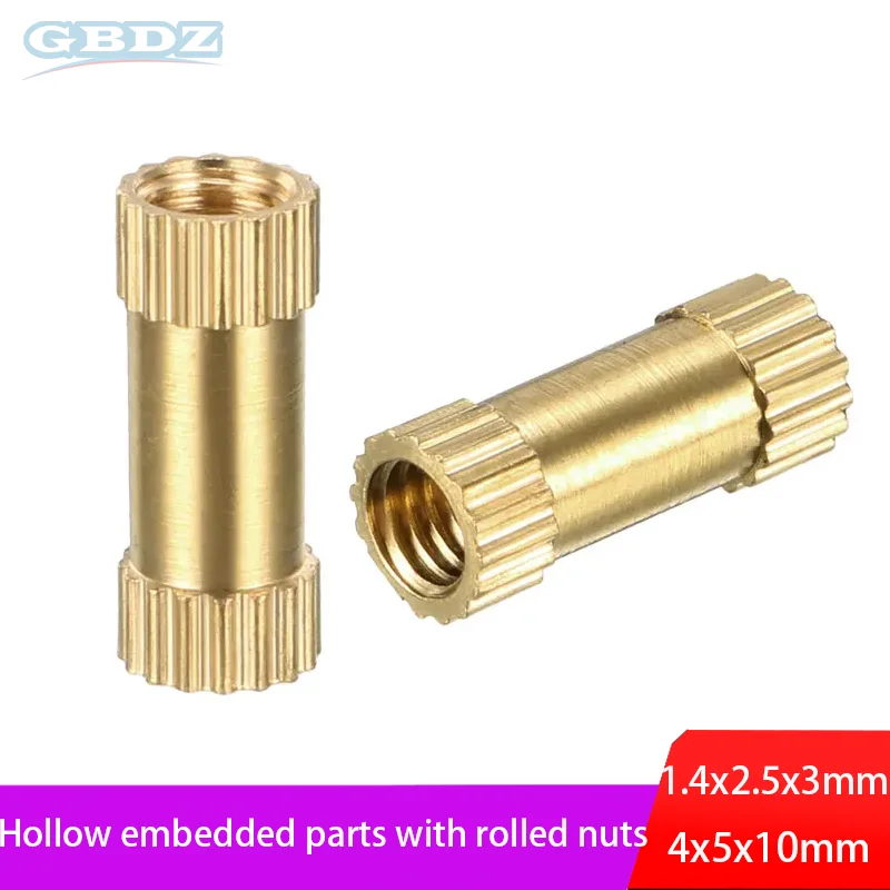 

Diagonal Rolled Nut Made Of Brass Material Pre Embedded Part With Large Space Design, Hardware Accessories